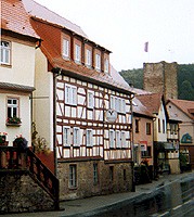 The Holzwurm rebuilt into a bank (photo 1999)