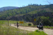 Jack, Devin, Philip & Craig approaching Engineers Road